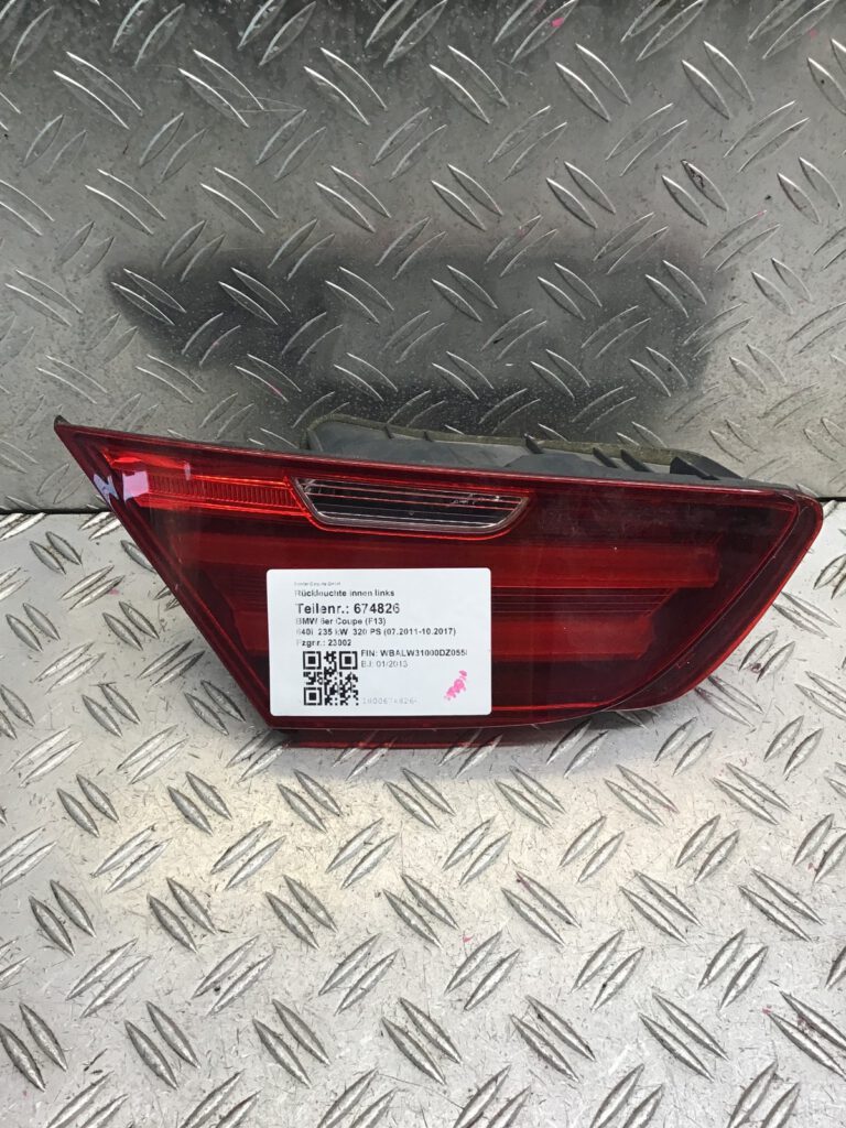 BMW Série 6 F13 feu arrière OEM 674826