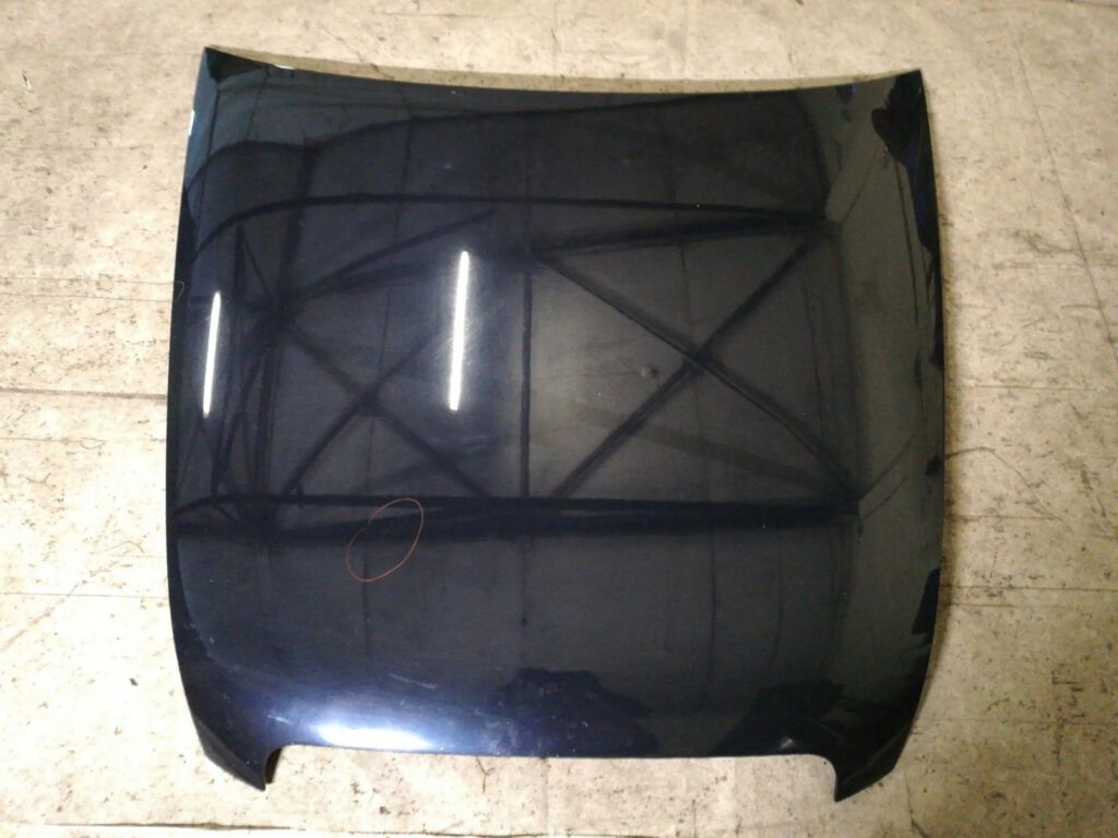 Audi A6 C6 4F Avant Motorhaube Farbe blau