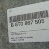 Audi RS5 A5 S5 B8 8T coupé ensemble de ciel de toit OEM 8T0867501