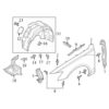 Audi A6 C7 4G Fender Front Left OEM 4G0821101