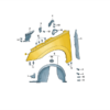 Skoda Kamiq / Scala Front Right Fender OEM 657821106