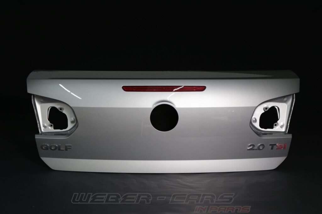 Volkswagen Golf Cabriolet VI Rear Trunk Lid Silver OEM 5K7827025F