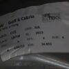 Volkswagen Golf Cabriolet VI Rear Trunk Lid Silver OEM 5K7827025F