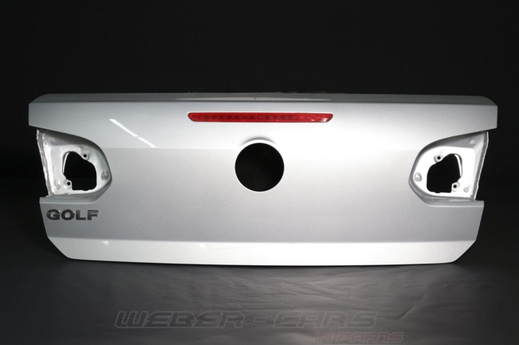 Volkswagen Golf Cabriolet VI Rear Trunk Lid Silver OEM 5K7827025F