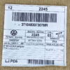Volkswagen e-up! Headliner OEM 1SL867501J