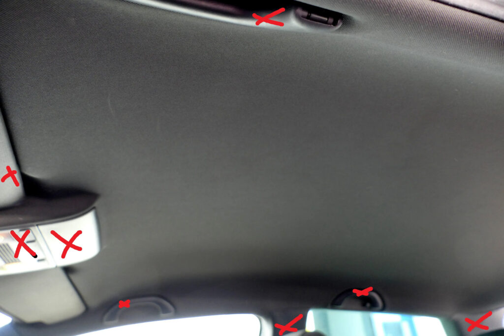 Volkswagen Polo 9N / 9N3 Headliner Black