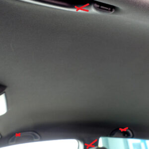 Volkswagen Polo 9N / 9N3 Headliner Black