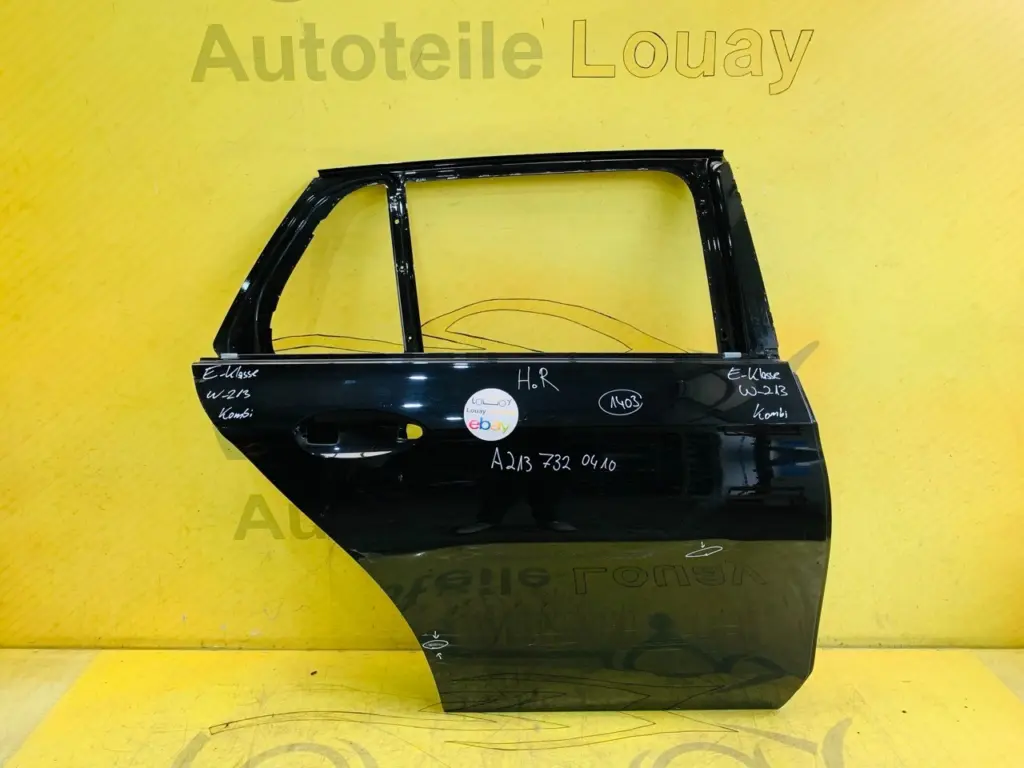 Mercedes E-Class 213 Rear Right Door Black