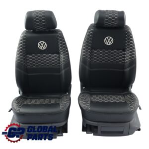 Volkswagen Caddy 2C Front Seat Pair Black / Grey