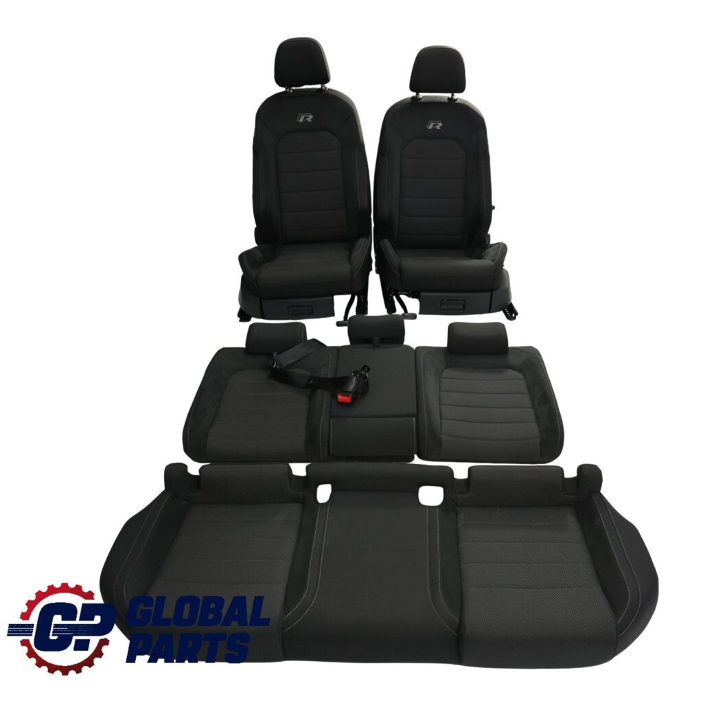 Volkswagen Golf VII Seat Set Black / Grey