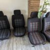 Volkswagen Golf II / 19E Seat Set Black / Red