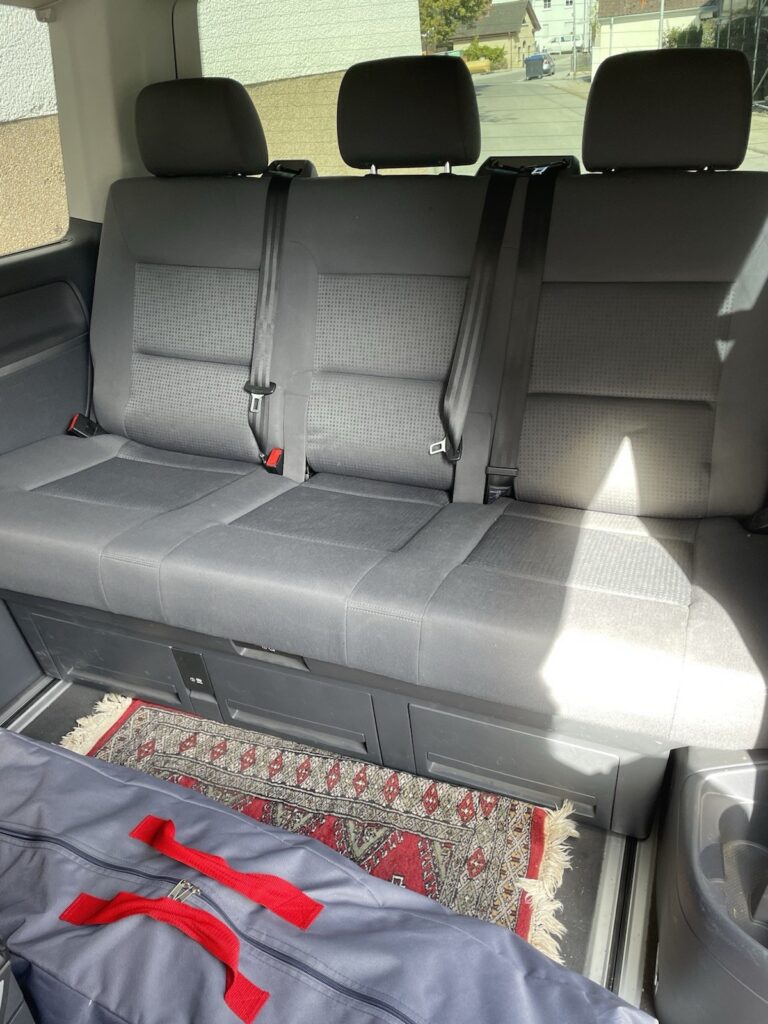 Volkswagen Transporter / Multivan T5 Rear Bench Seat Dark Grey