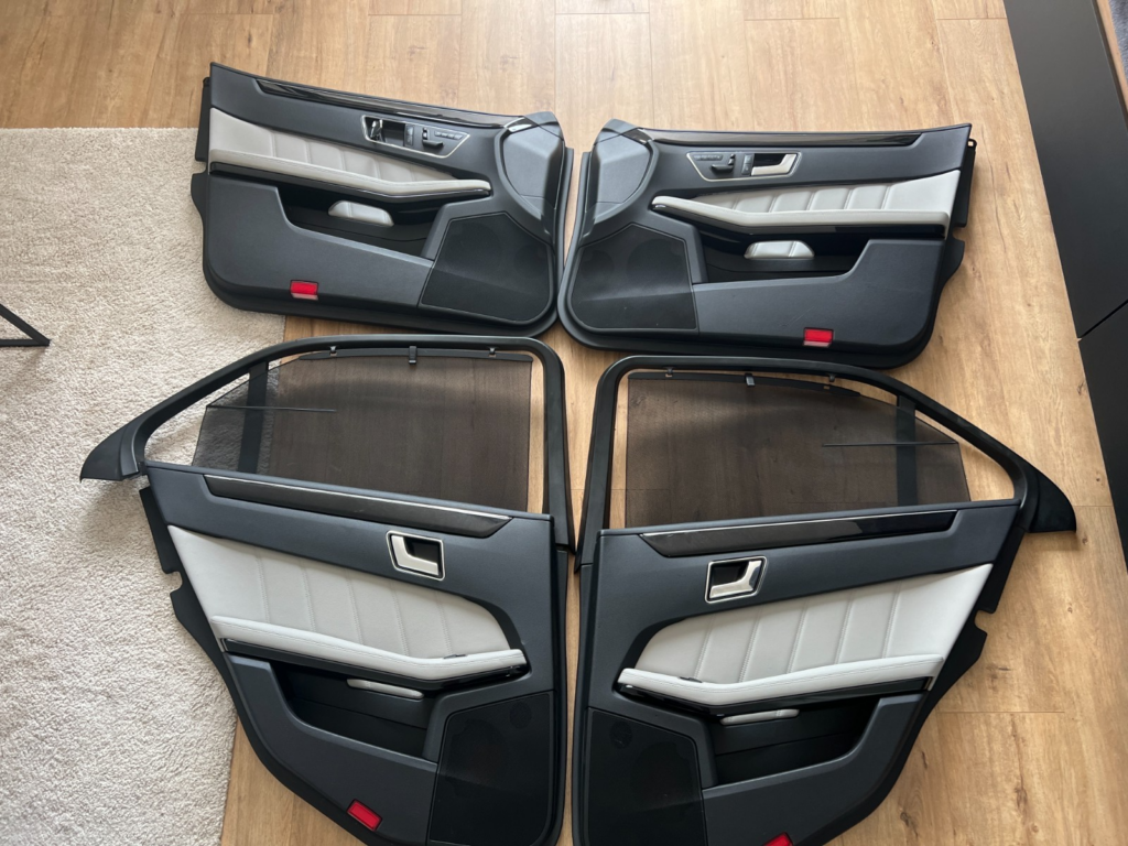 Mercedes E-Class W212 Door Panel Set Alpaca Grey