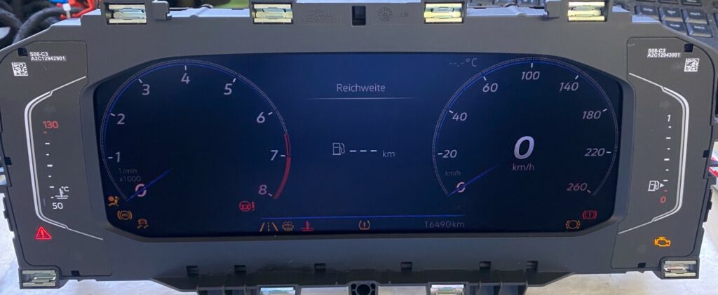 Volkswagen Jetta / T-Roc Digital Instrument Cluster for Repair OEM 17A920790