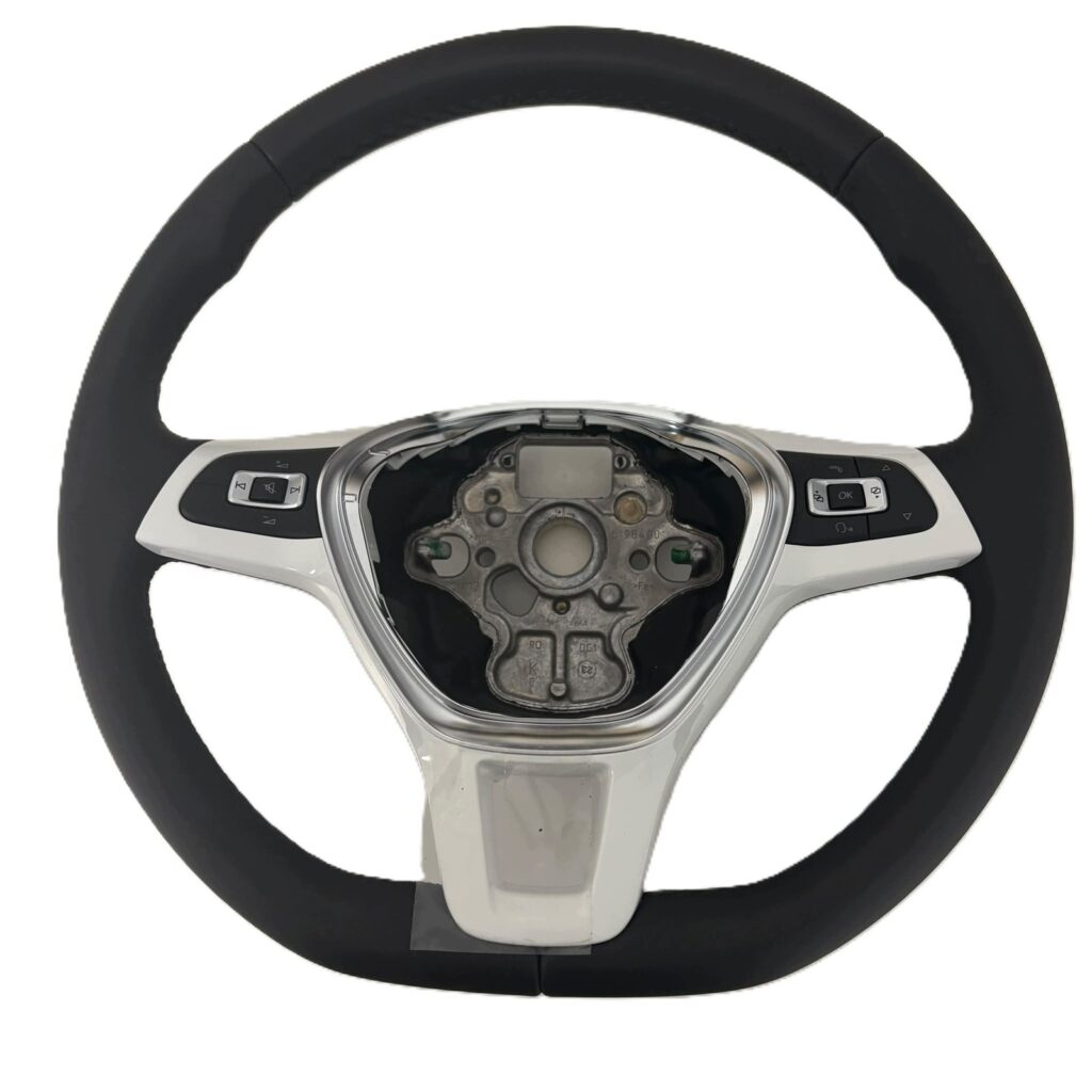 Volkswagen up! 1S Steering Wheel Black / White Trim OEM 1S0419091