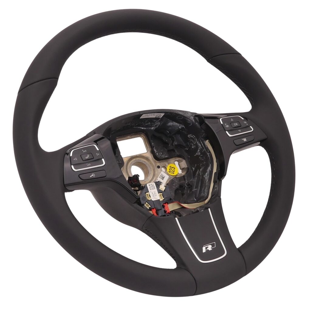 Volkswagen Touareg 7P Steering Wheel Black OEM 7P6419091J