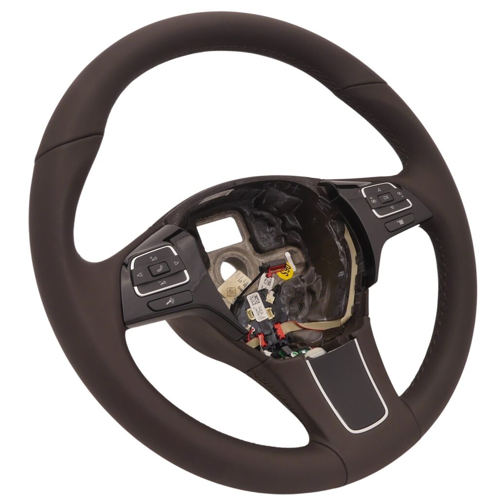 Volkswagen Touareg 7P Steering Wheel Brown OEM 7P6419091G