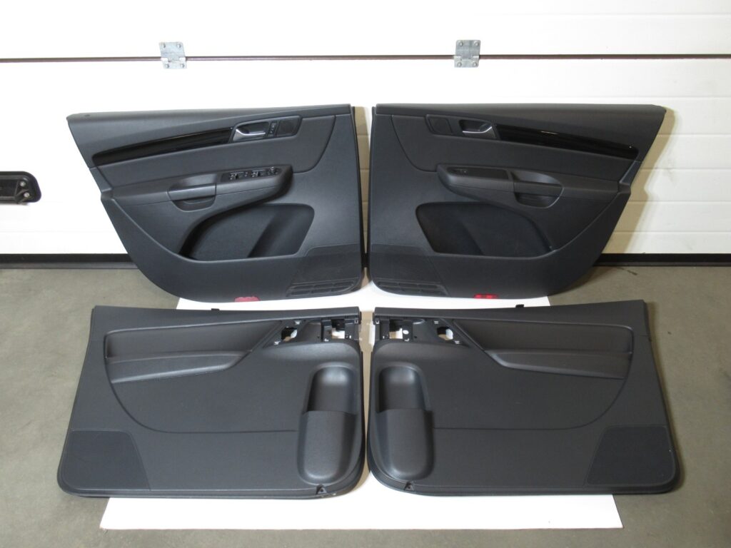 Volkswagen Sharan 7N Left / Right Door Panel Set Black