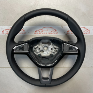 Skoda Superb / Kodiaq Sports Multifunction Steering Wheel Black OEM 3V0419091MCWE