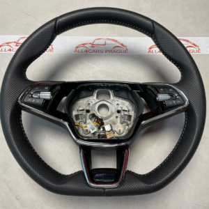 Skoda Superb / Kamiq Heated Sports Multifunction Steering Wheel Black OEM 5E3419093BBVKL