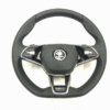 Skoda Sports Multifunction Steering Wheel Black OEM 5E3419093ADVKJ