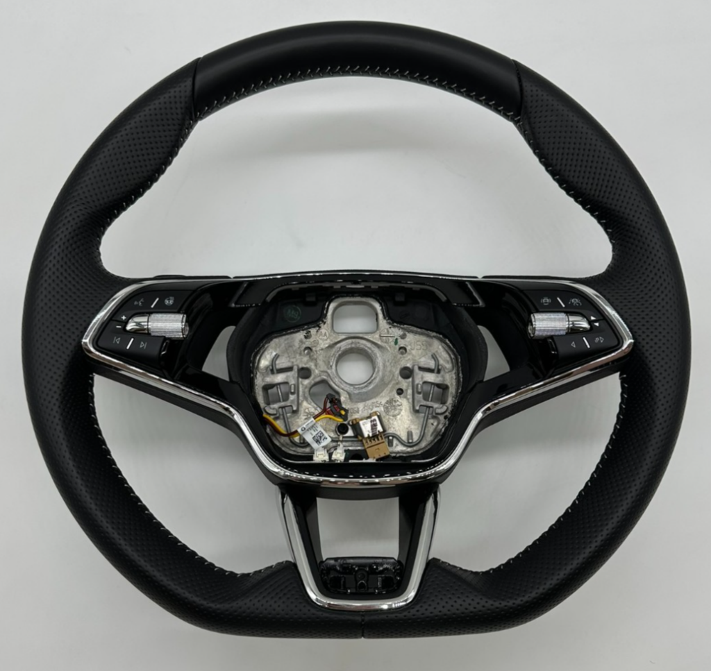 Skoda Octavia / Superb / Karoq / Enyaq Heated Multifunction Steering Wheel Black OEM 5E3419093BBVKL