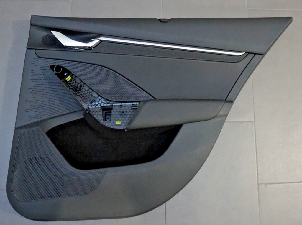 Skoda Octavia IV NX Rear Right Door Panel Black OEM 5E7867024PVRT