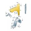 Skoda Rapid Front Right Fender OEM 5JA821022C