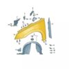 Skoda Kamiq / Scala Front Left Fender OEM 658821105B