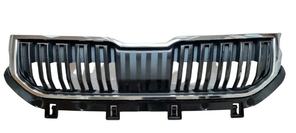 Skoda Karoq Front Grille Satin Black OEM 57A853653B