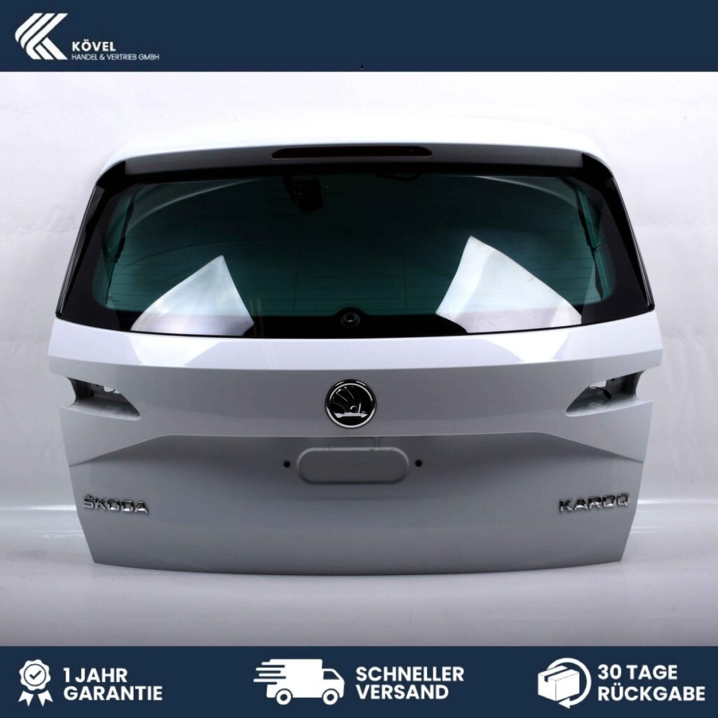 Skoda Karoq Rear Tailgate Moon White Metallic OEM 57A827023A