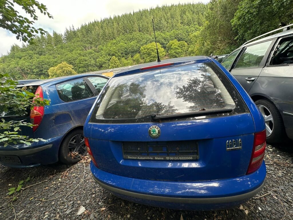 Skoda Fabia I / 6Y Rear Tailgate Blue OEM 6Y9827025