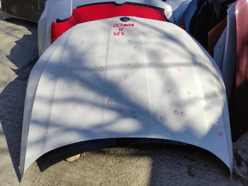Skoda Octavia IV Front Hood White