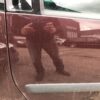 Skoda Roomster 5J Rear Right Door Rosso Brunello OEM 5J7833052