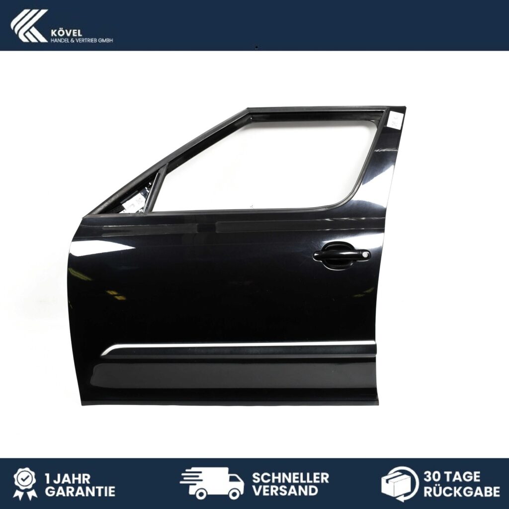 Skoda Yeti 5L Front Left Door Black Magic OEM 5L0831055