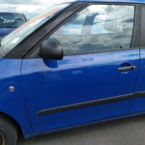 Skoda Fabia II / 5J Front Left Door Dynamic Blue OEM 5J6831051