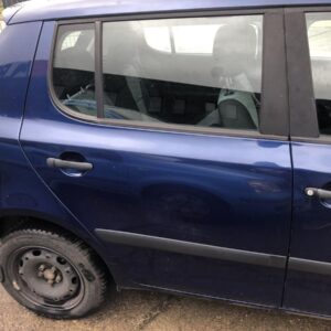 Skoda Fabia II / 5J Rear Right Door Storm Blue Metallic OEM 5J6833052