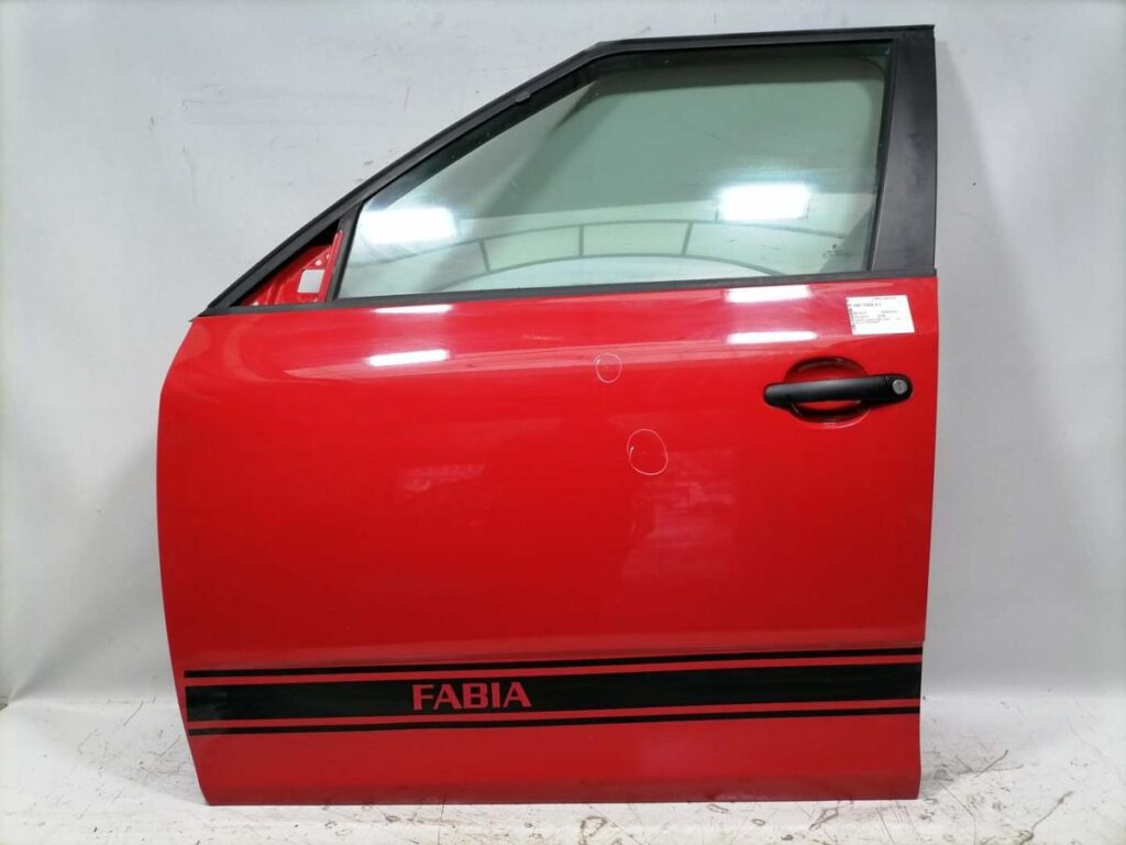 Skoda Fabia II / 5J Front Left Door Corrida Red OEM 5J6831051