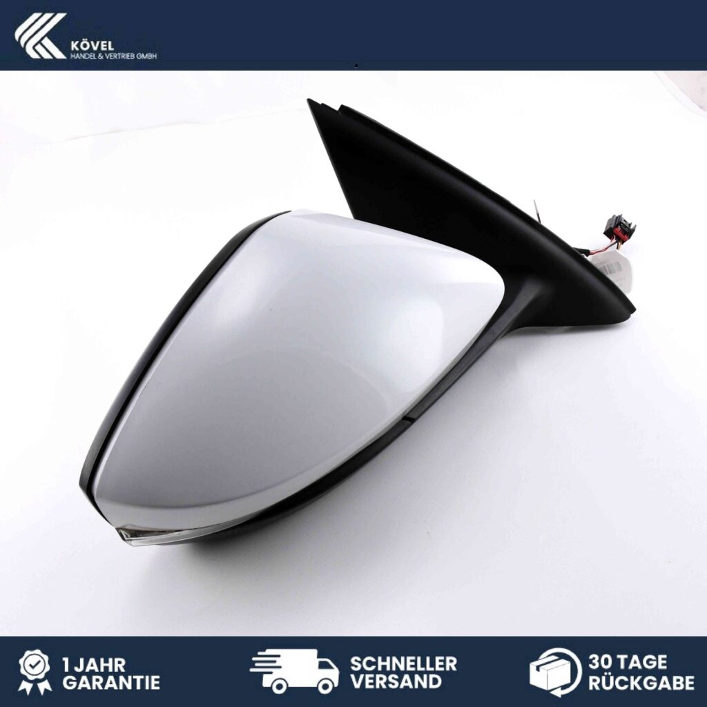Skoda Octavia III / 5E Right Side Mirror Glacier White OEM 5E1857508N