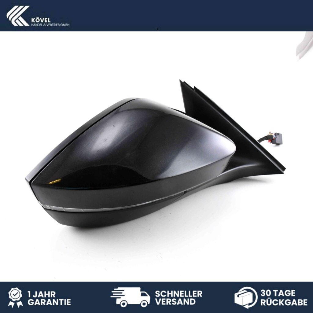 Skoda Superb III / 3V Right Side Mirror Black OEM 3V1857508C