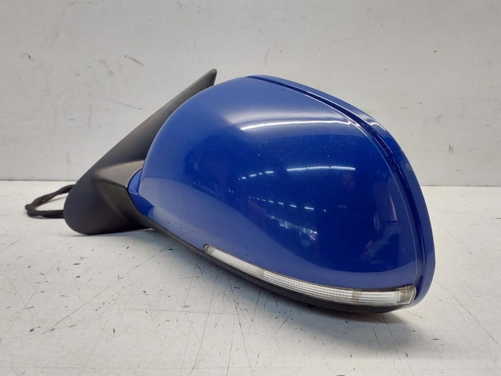 Skoda Octavia II / 1Z Left Side Mirror Dynamic Blue