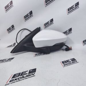 Skoda Octavia III / 5E Left Side Mirror Candy White OEM 5E1857507AB