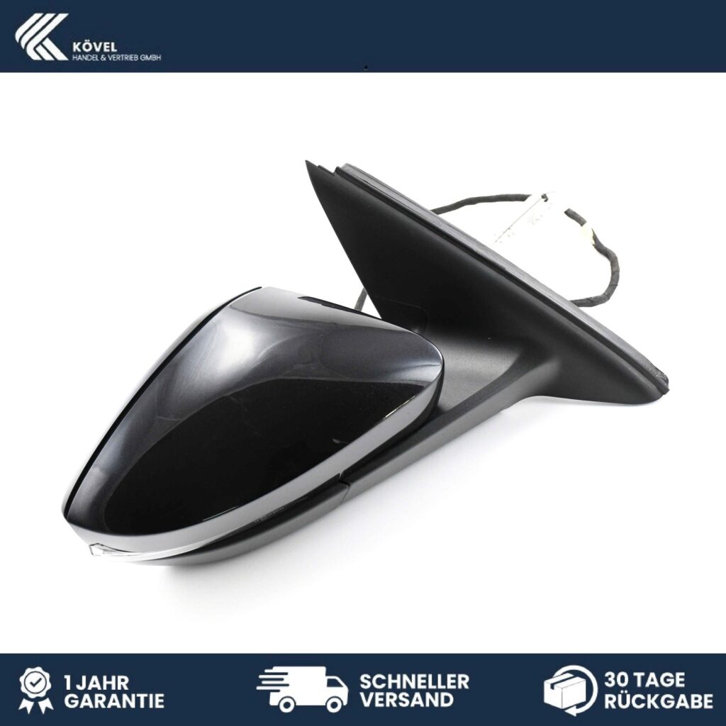 Skoda Octavia III / 5E Right Side Mirror Black OEM 5E1857508AB