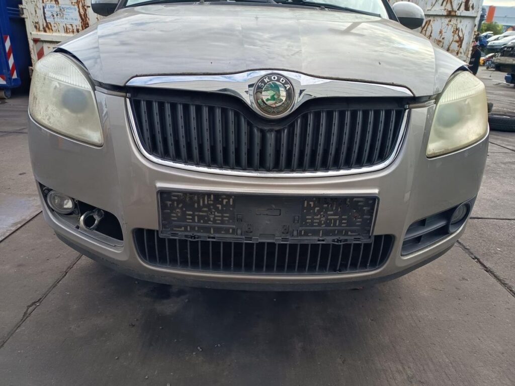 Skoda Roomster 5J Front Bumper Cover Cappuccino Beige OEM 5J0807221