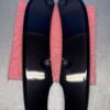 Skoda Fabia IV Front Lower Bumper Spoiler Pair Black Metallic OEM 6VA807008