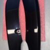 Skoda Fabia IV Front Lower Bumper Spoiler Pair Black Metallic OEM 6VA807008