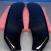 Skoda Fabia IV Front Lower Bumper Spoiler Pair Black Metallic OEM 6VA807008