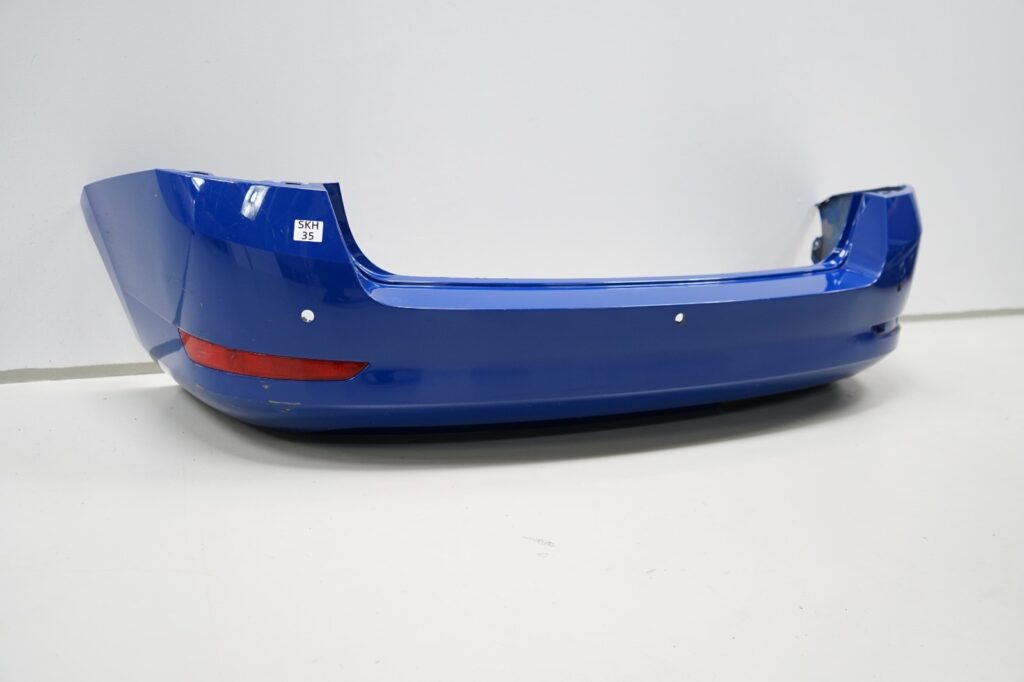Skoda Fabia III / NJ Rear Bumper Cover Blue OEM 6V9807421F