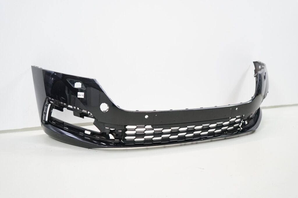 Skoda Octavia IV Front Bumper Cover Black OEM 5E3807221