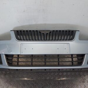 Skoda Fabia II / 5J Front Bumper Cover Aqua Blue Metallic